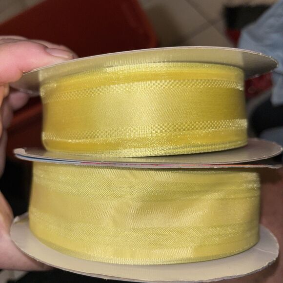 Wired Ribbon Yellow Variety Pack And Opened Packs - Picture 6 of 6